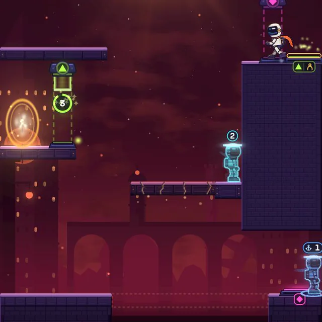 Fragile bridge: scene from level 4-3 “Collapse”