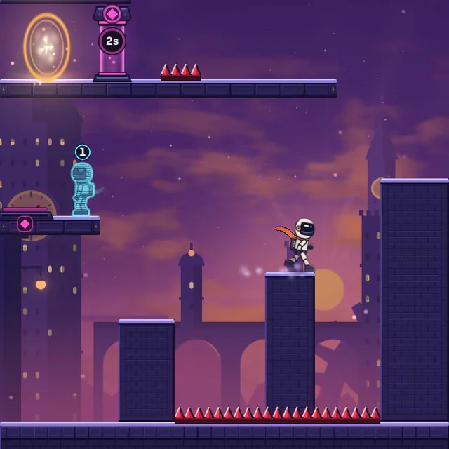 Spikes: scene from level 1-3 “Spikes”